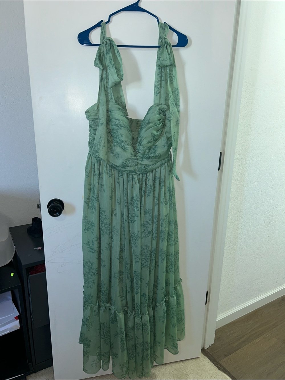 NWT Sage Green Fairycore Dress - Picture 3 of 6
